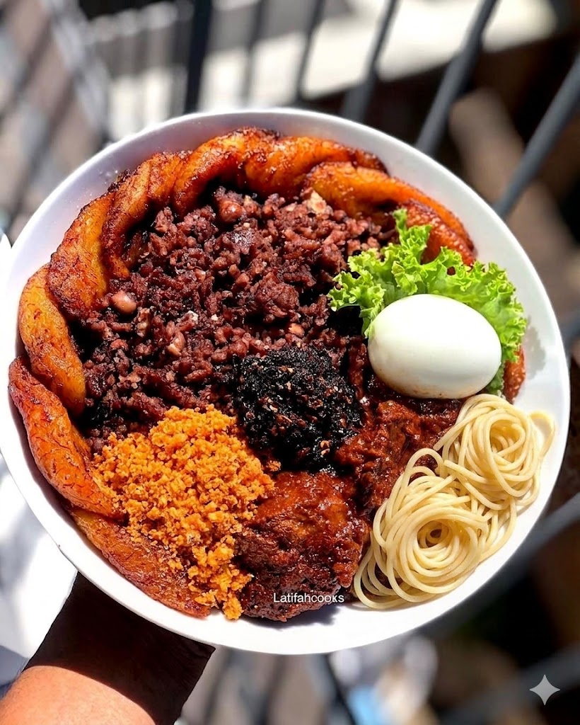 A plate of my favourite food
